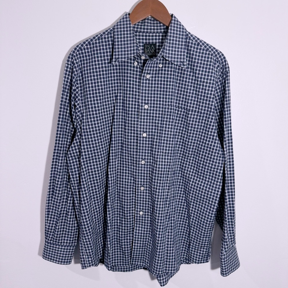 Jos. A. Bank Executive Collection Button Down Shirt 100% Cotton‎ Size L